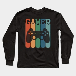 Video Gamer Funny Video Game Controller Gaming Long Sleeve T-Shirt